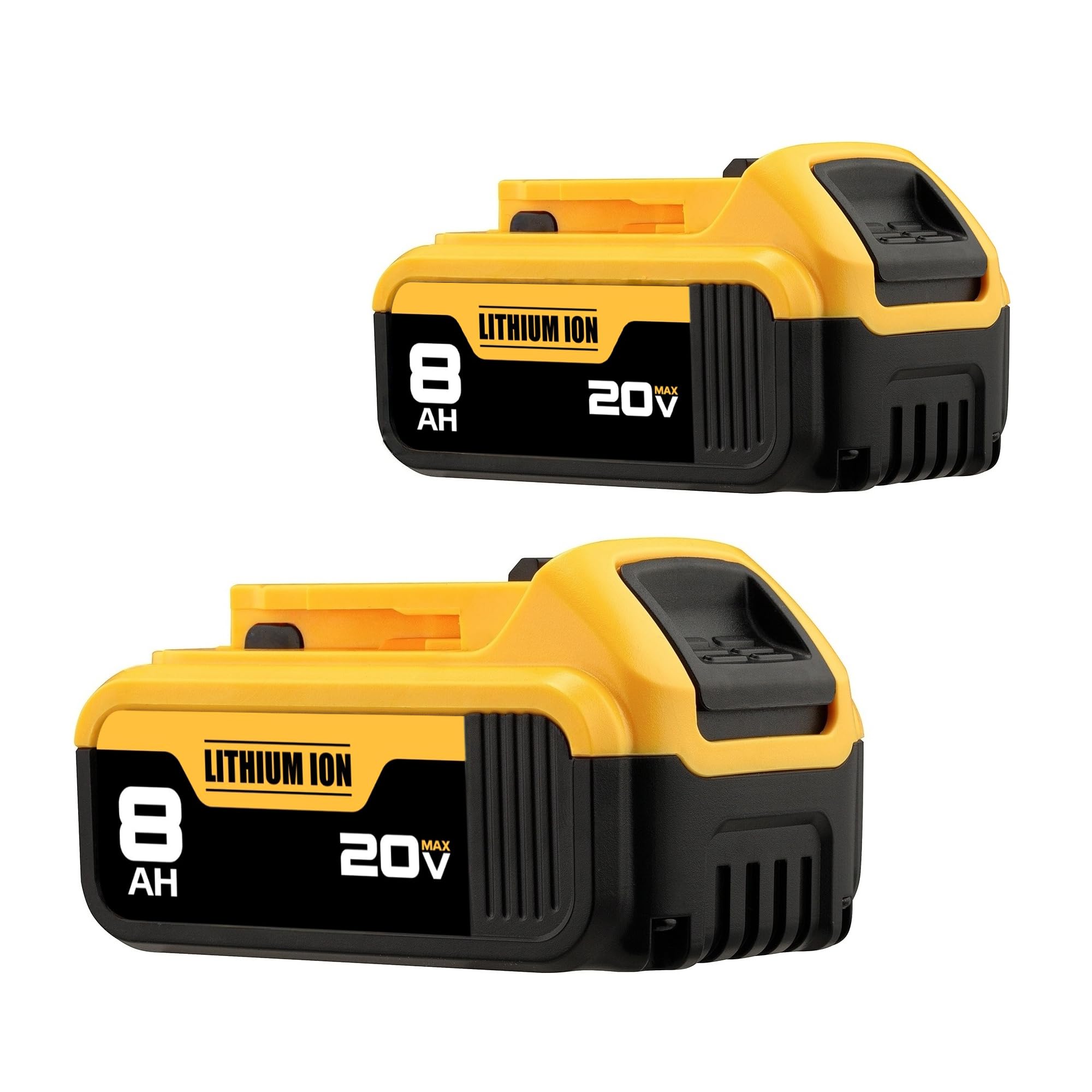 Photo 1 of Krvlkaq Upgraded 8.0Ah 20V MAX Battery Compatible with Dewalt Cordless Tools-DCB200 DCB208 DCB206 DCB204 DCB203 DCB180 with LED Indicator(Not Made in Dewalt)