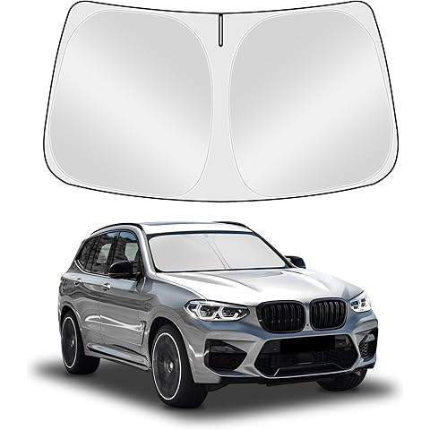 Windshield Sunshade for BMW X3 2018-2025 Front Window Sun Shade Custom Sunscreen Do...