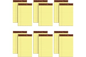 TOPS 5 x 8 Ruled Legal Pads for Note Taking, Notepad Essentials,...