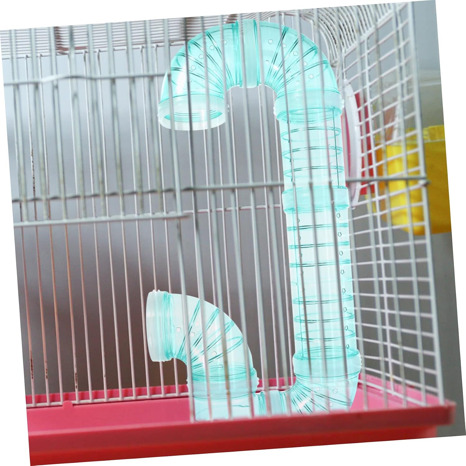 Toddmomy Plastic Hamster Tube Connector for DIY Maze Versatile Accessory for Hamster Squirrel and Pets Durable Safe Expandable Cage