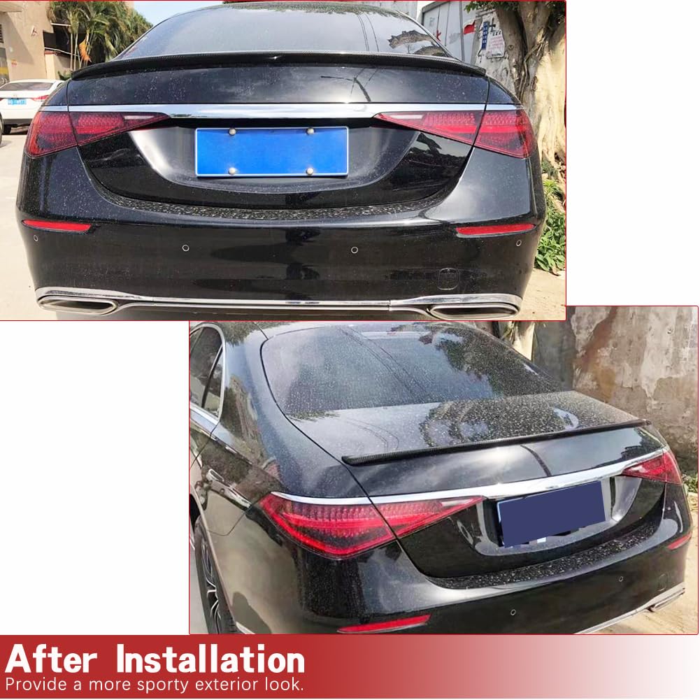 Amazon.com: Carbon Fiber Trunk Spoiler for Mercedes-Benz S Class