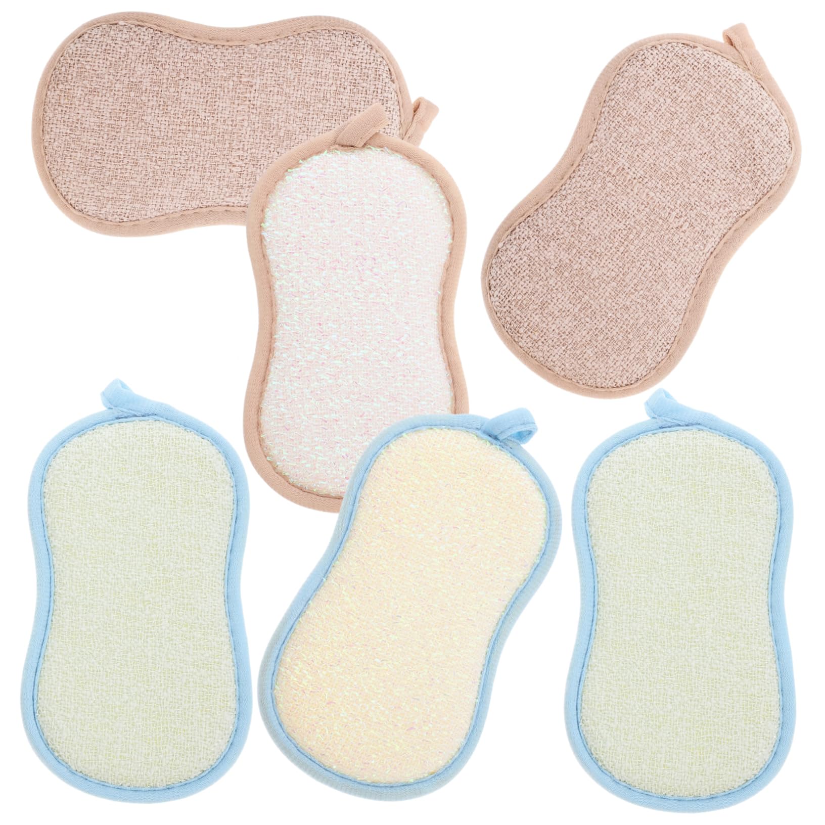 Healeved 30piezas Esponjas De Limpieza De Cocina De Doble Cara Eficaces para Fregar Platos y Ollas Material Antigrasa para Uso Doméstico