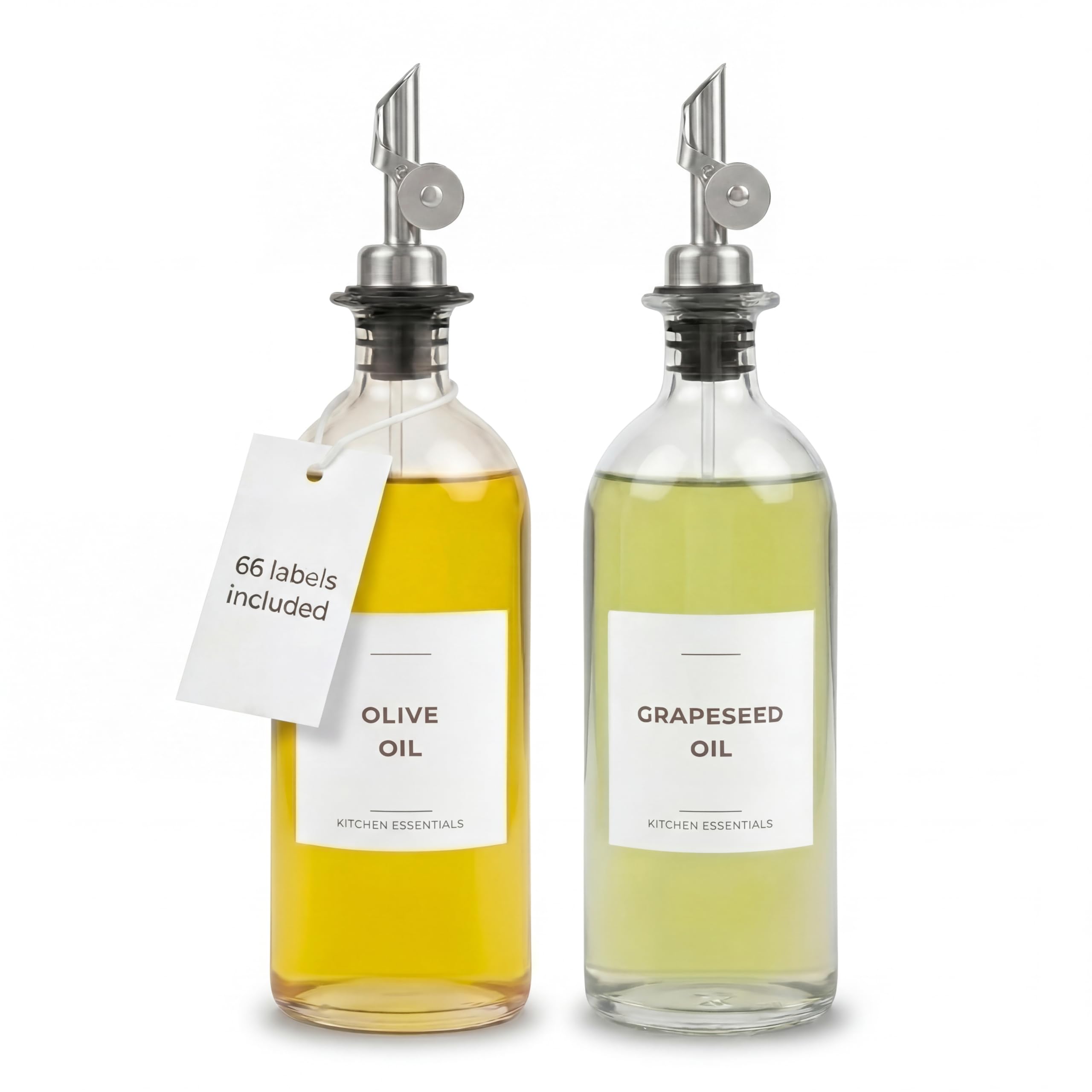 Spaceneat Olive Oil Dispenser Bottle for Kitchen Coffee Syrup Dispenser, Elegant Olive Oil Bottles for Kitchen