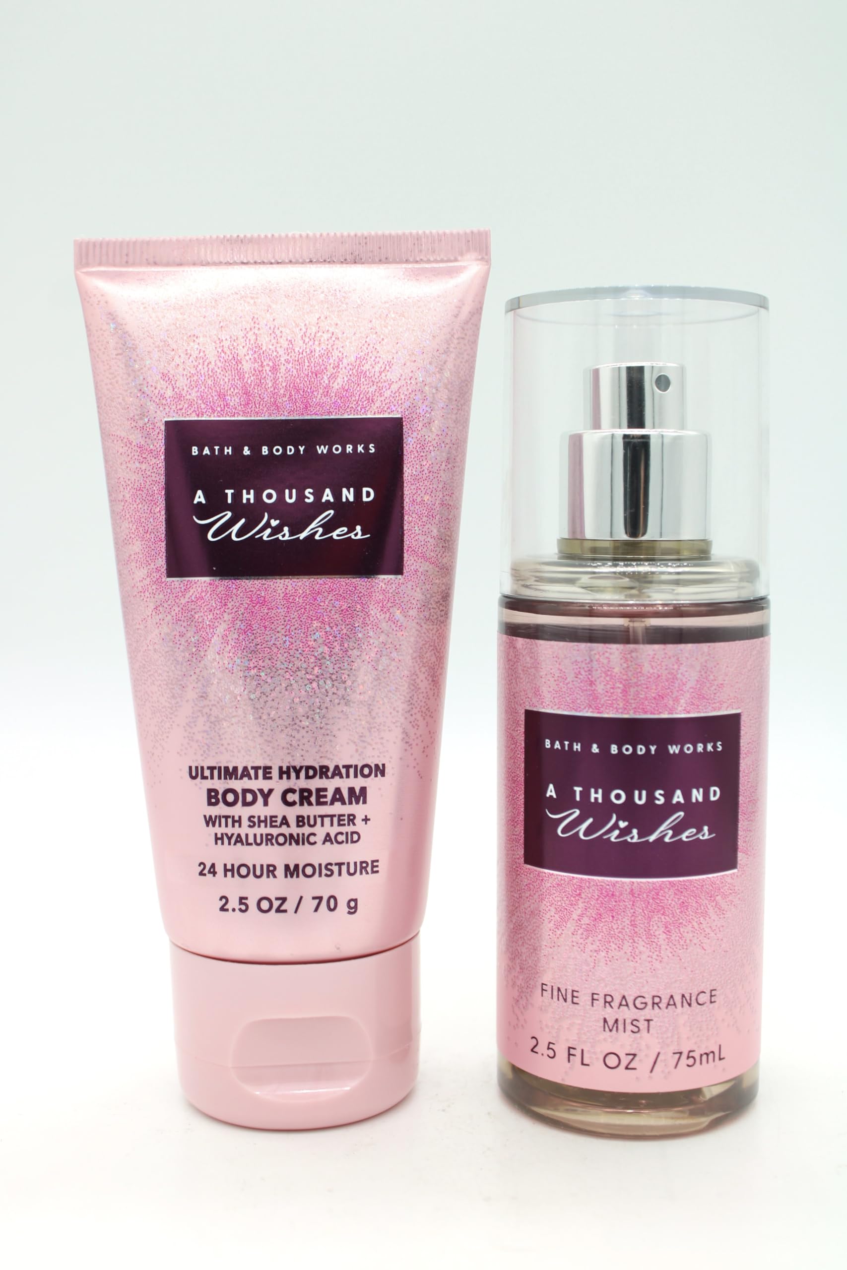 Generic A Thousand Wishes, Bath and Body, Travel Size Fragrance Mist and Body Cream Bundle Set