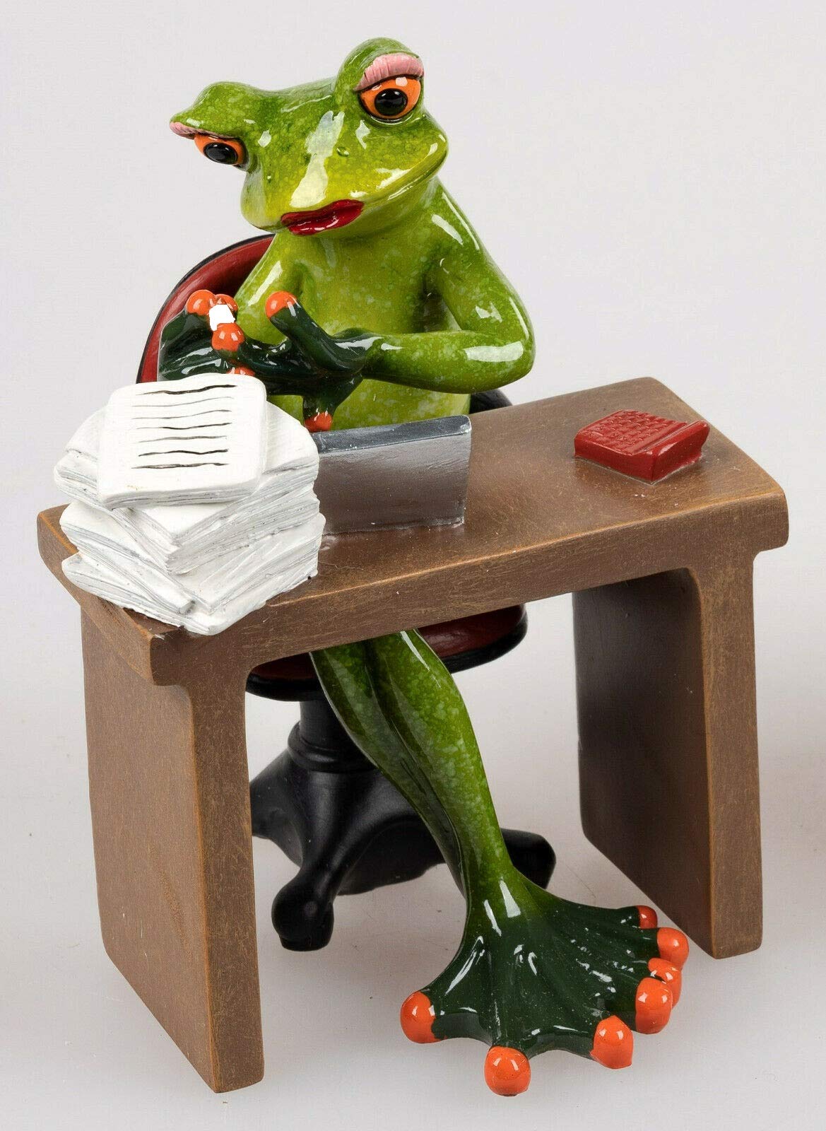 6-teiliges Set Miniatur-Froschfiguren – Niedliche Harz-Deko Für Garten, Schreibtisch & Wohnung