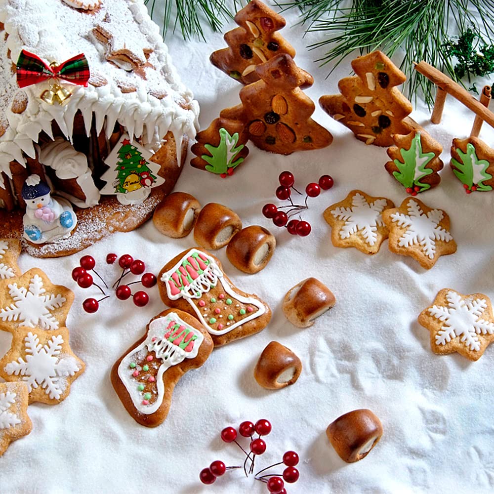 Lot De 24 Emporte-pièces Noël En Inox - Sapin, Flocon, Bonhomme Pain D'épice, Père Noël... - Pour Biscuits, Gâteaux, Décoration