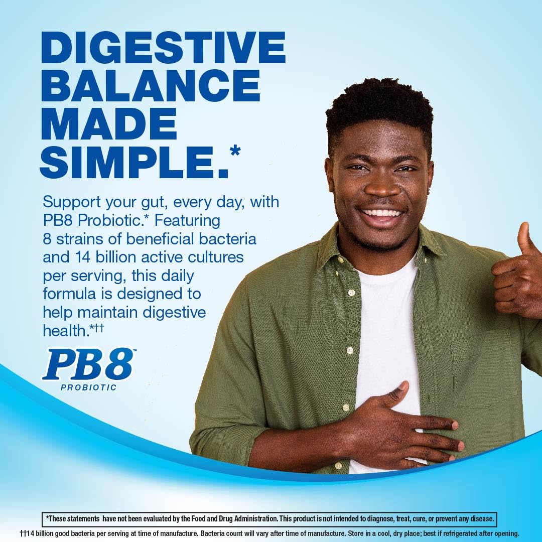 PB8 Probiotic | 14 Billion CFU | 120 Vegetarian Capsules | 8 Strains — Amazon image 7