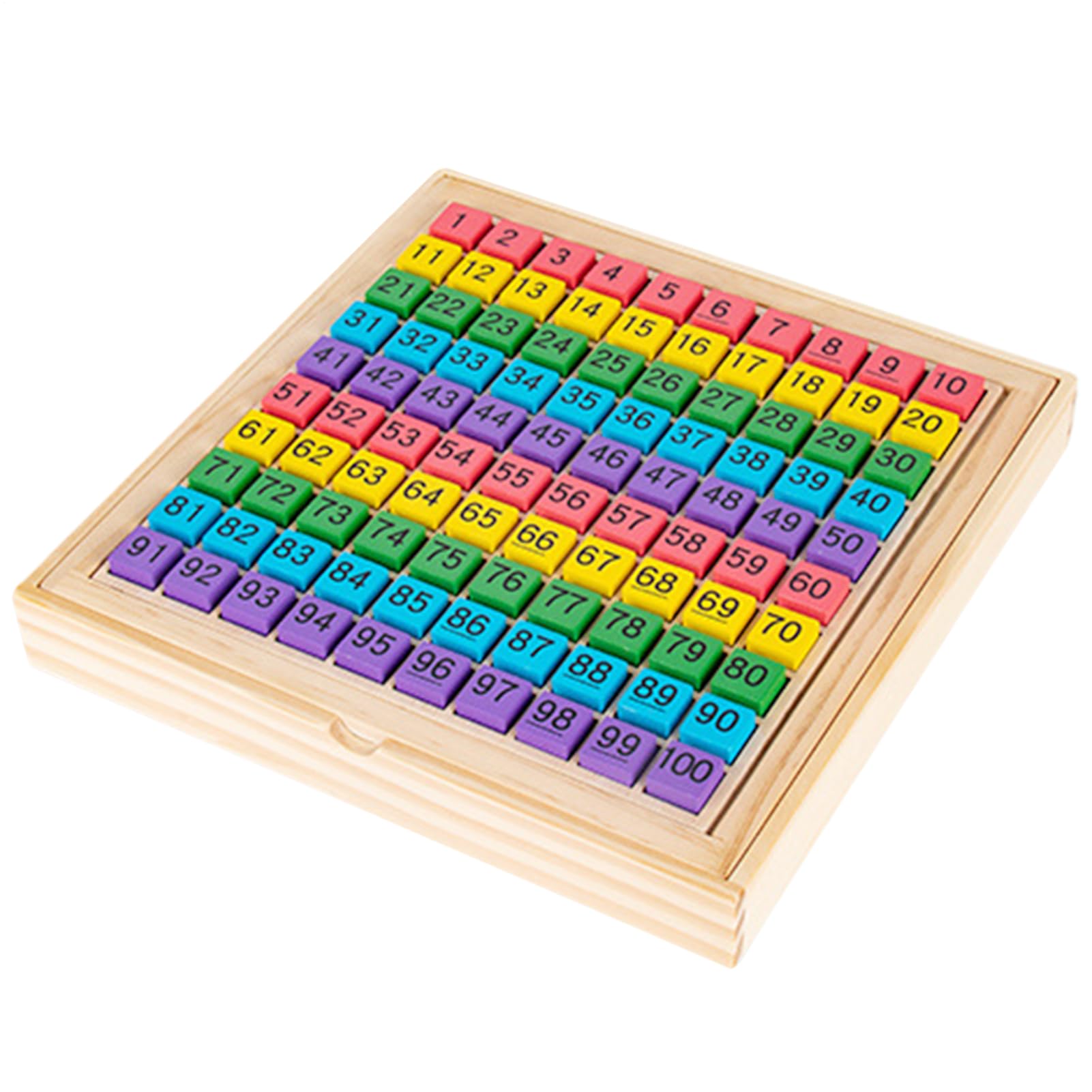 Tableau de chiffres à compter avec perles lumineuses, centaines de chiffres, design compact, exercice pratique d'arithmétique