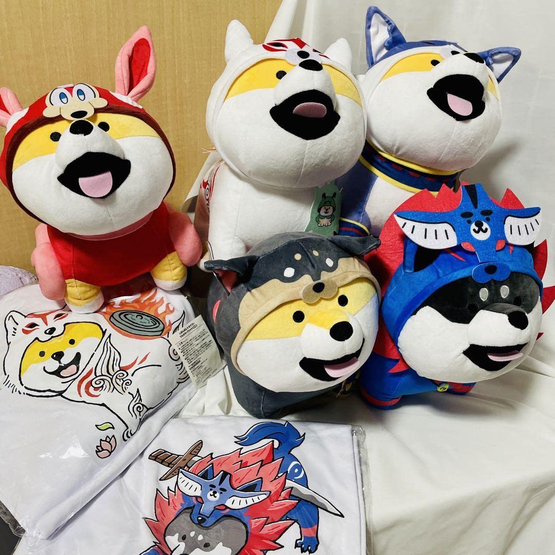 しばんばん BIGぬいぐるみセット　カプコン限定 Amazon.co.jp: しばんばん カプコン限定 BIGぬいぐるみ Tシャツ 保冷