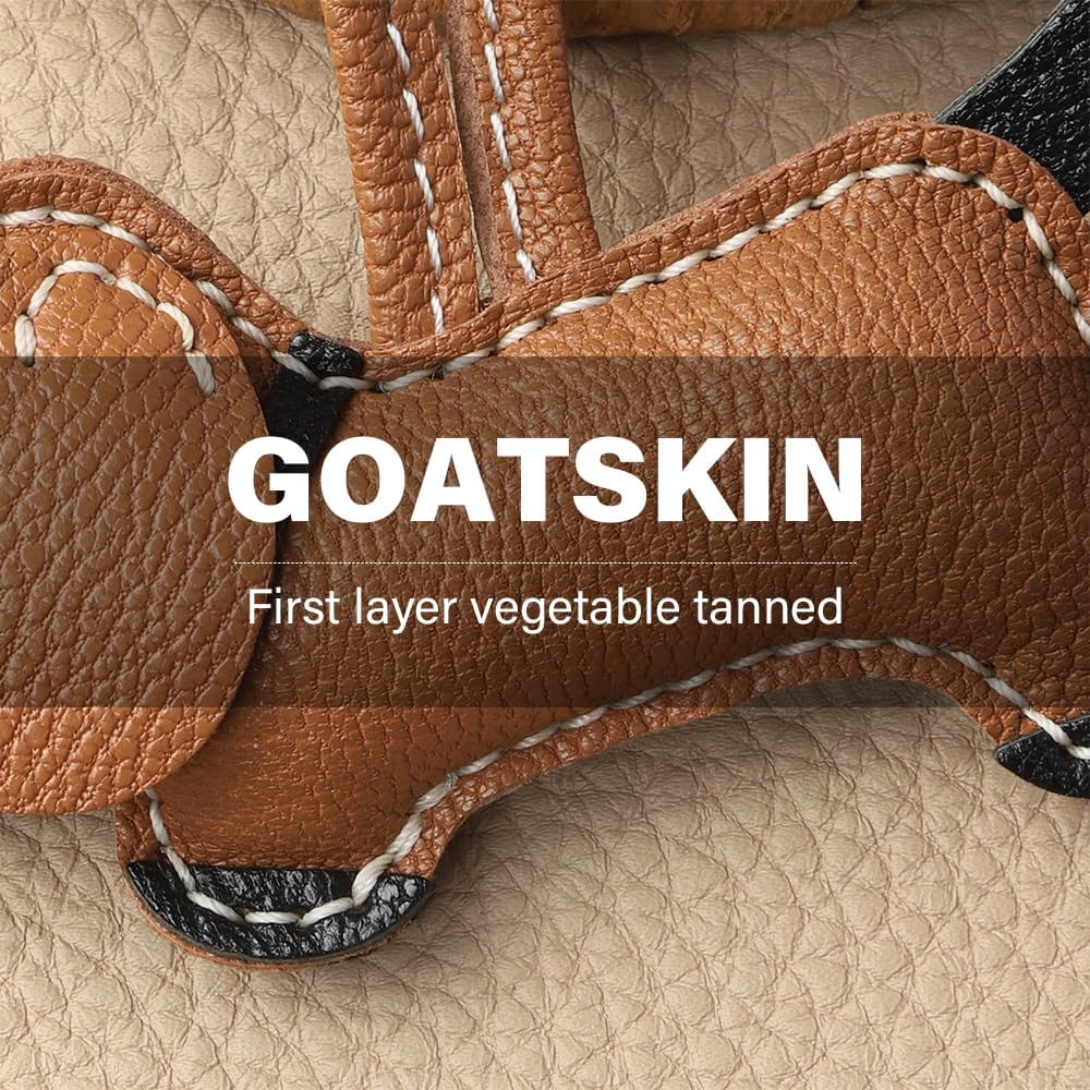 Dachshund Leather Bag Charms,Genuine Goatskin Keychain,Cute Dog Purse Charms for Handbags,Handmade Leather Charm - Image 7