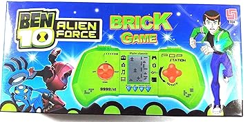 ISRE Super Brick Game Ben 10 Hand Handled Brick Video Game for Kids