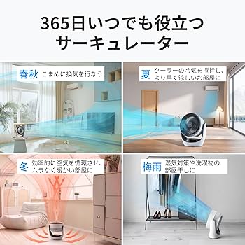 【新品未開封】SwitchBot サーキュレーター 静音 首振り Alexa Amazon.co.jp: 【節電対策】SwitchBot サーキュレーター 静音 首振り