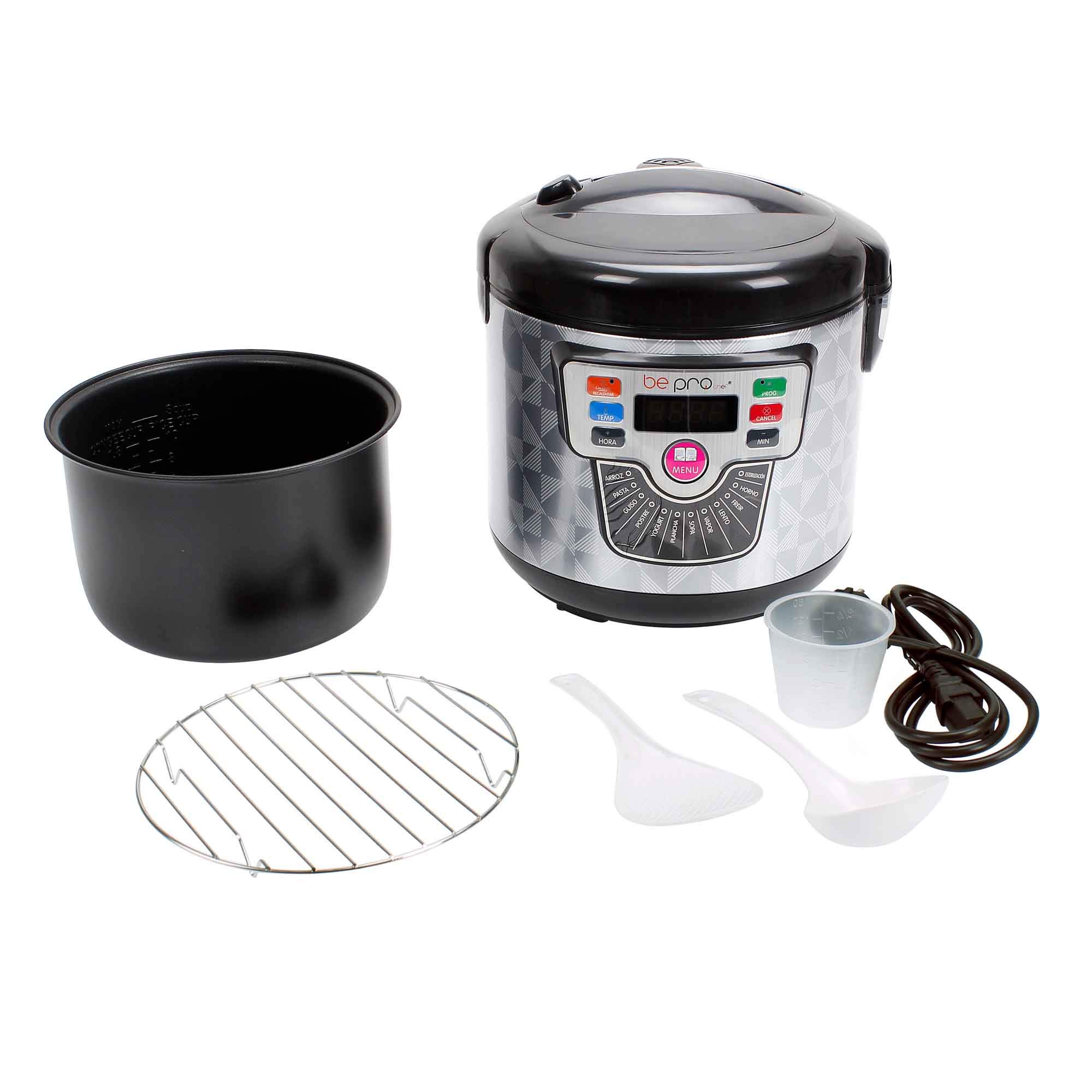 Robot de Cocina Olla programable Be pro Delicook, 14 menús, incluye recetario