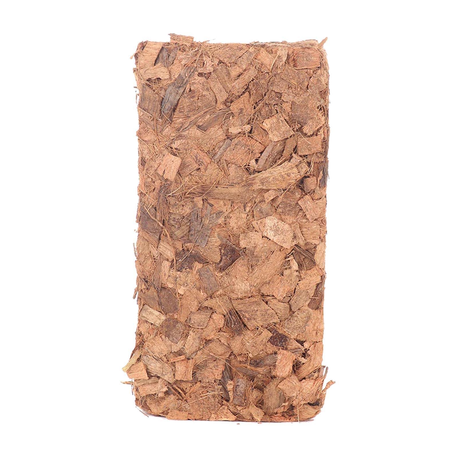 500g Coco Coir Brick Universal Coconut Shell Brick Nutrient Soil Coarse Grain Block for Garden Vegetable
