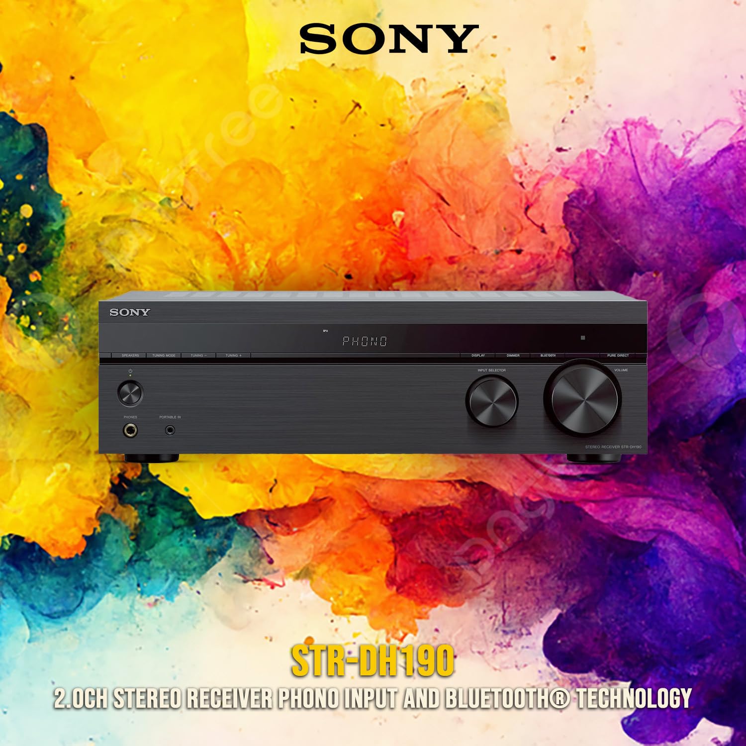 Amazon.com: Sony 2 Channel Stereo Receiver with Phono Inputs
