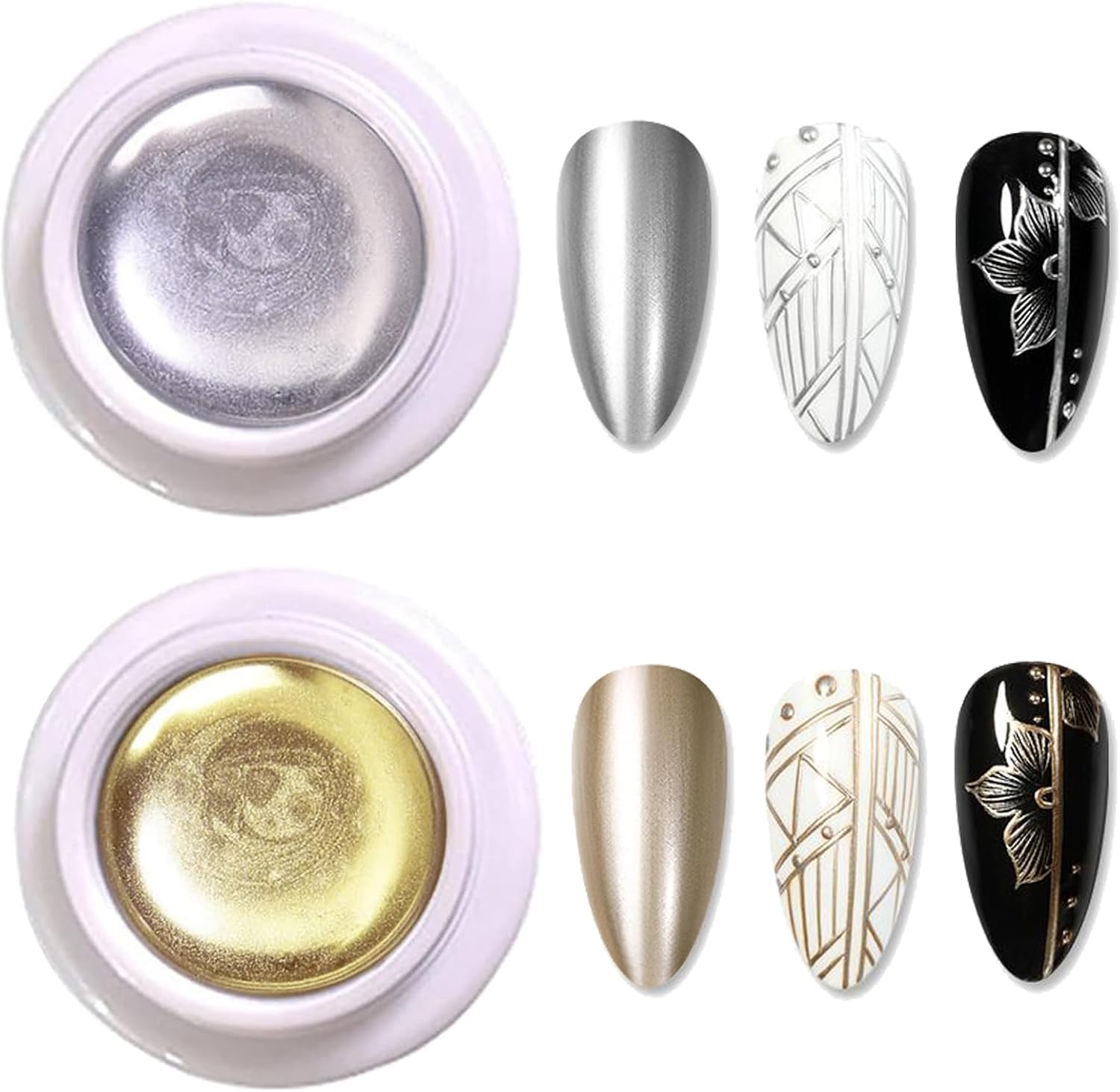 Metallic Painted UV Gel Nail Polish, Mirror Metal Painting UV Gel