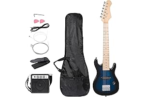 30" Beginner Electric Guitar Kit for Kids Ages 9-12