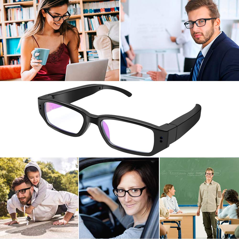 Amazon.co.jp: 小型カメラ メガネカメラ 隠しカメラ 1080P メガネ型