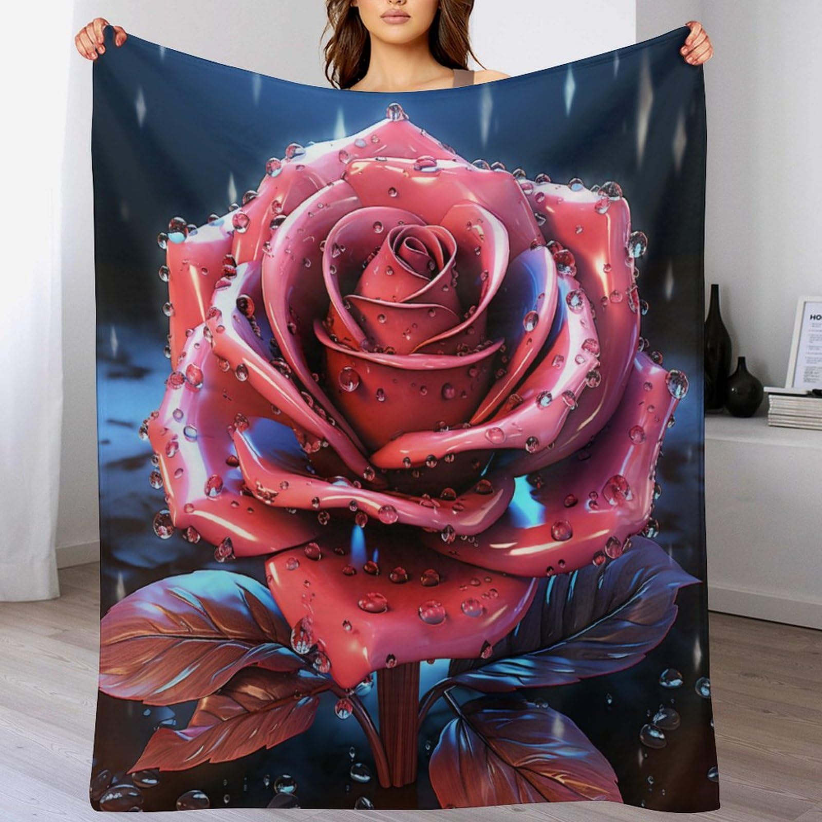 Couvertures pour canape rose en flannel haut de gamme et durable