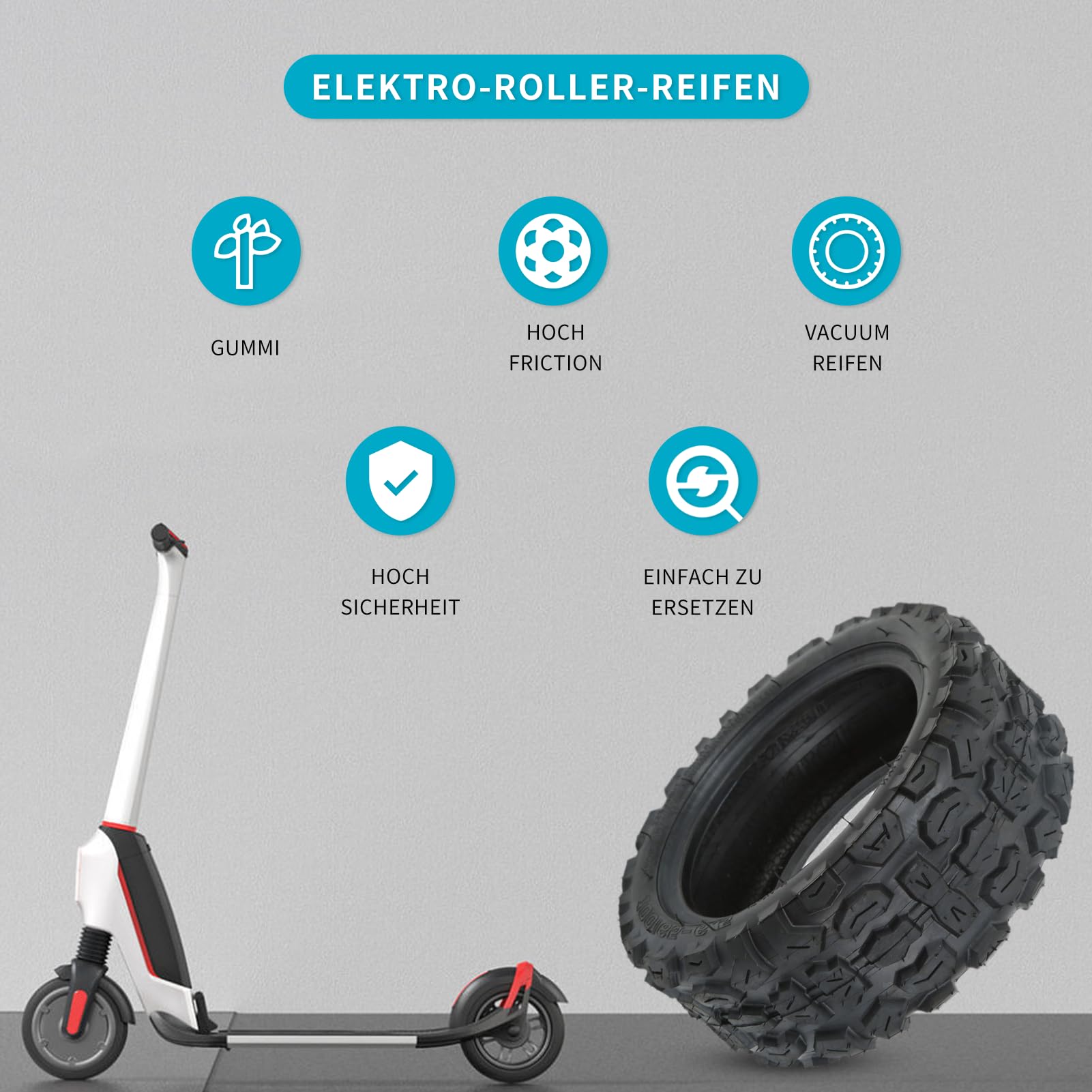 Wielen Banden En Accessoires 90/65-6.5 Vacuümband 11 Inch Rubber Tubeless Voor D