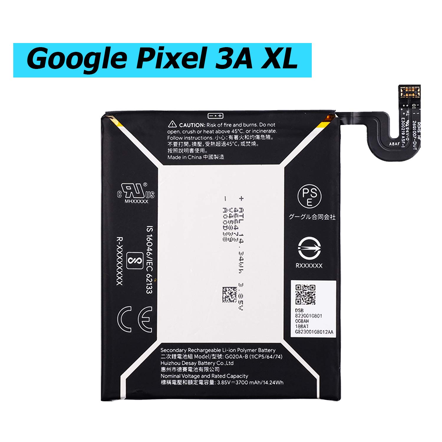 Amazon.com: Vvsialeek G020A-B Replacement Battery Compatible with