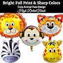Propsicle Jungle Safari Animal Theme Foil Balloons Kids Birthday Decoration gallery image