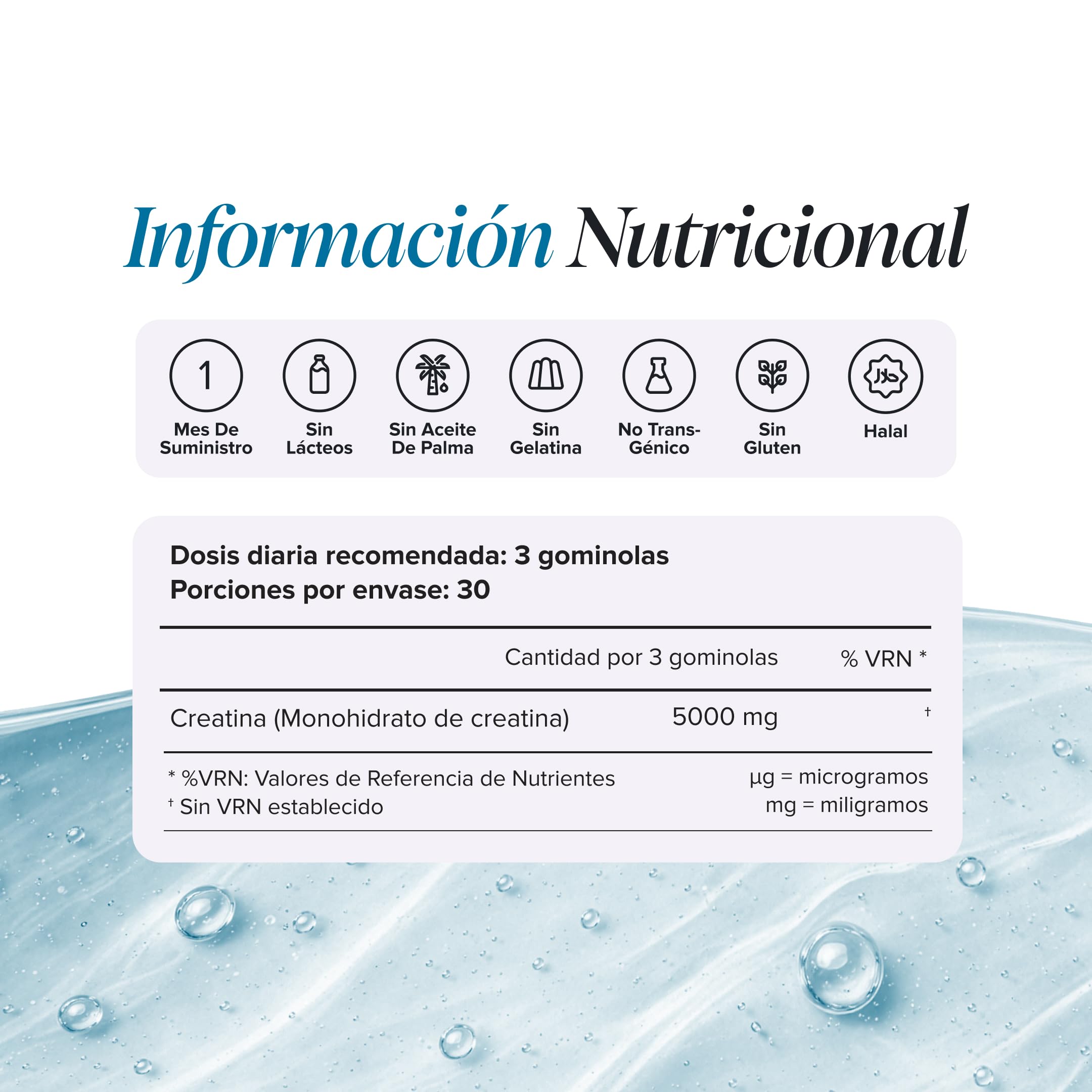 Creatina Gominolas – 5000 mg de Creatina Monohidratada por Porción – Alternativa a las Creatine Monohydrate Capsulas y Polvo – Para el Rendimiento Fisico y el Pre Workout – 90 Gominolas – Novomins