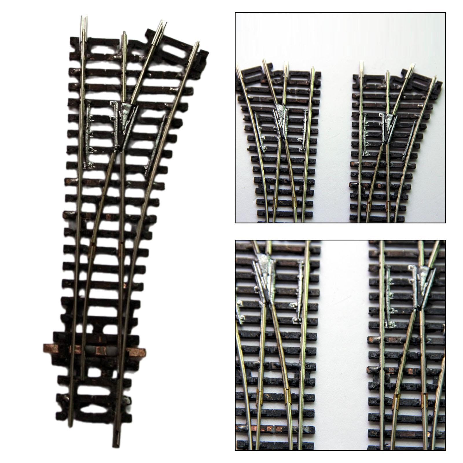 ATORSE™ Ho Scale Train Track Model Railway Accessories Educational DIY Modified 1:87 Right Turn|Toys & Hobbies-picture-31