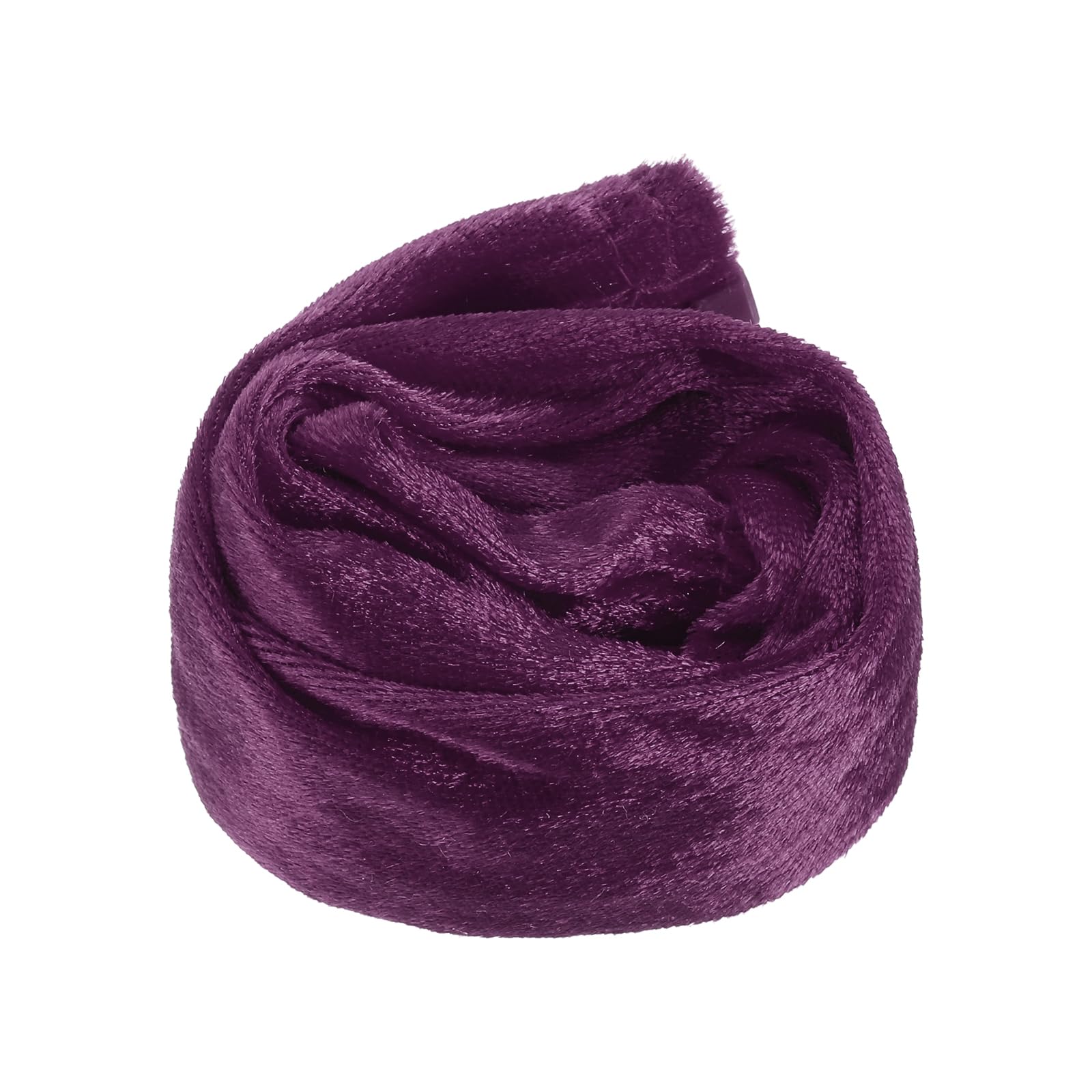 PATIKIL 2ft Chandelier Chain Cord Cover, Velvet Cloth Fabric Chain Sleeve Decorative Cord Covers for Chandelier Wires Swing Cable, Zipper Style, Purple