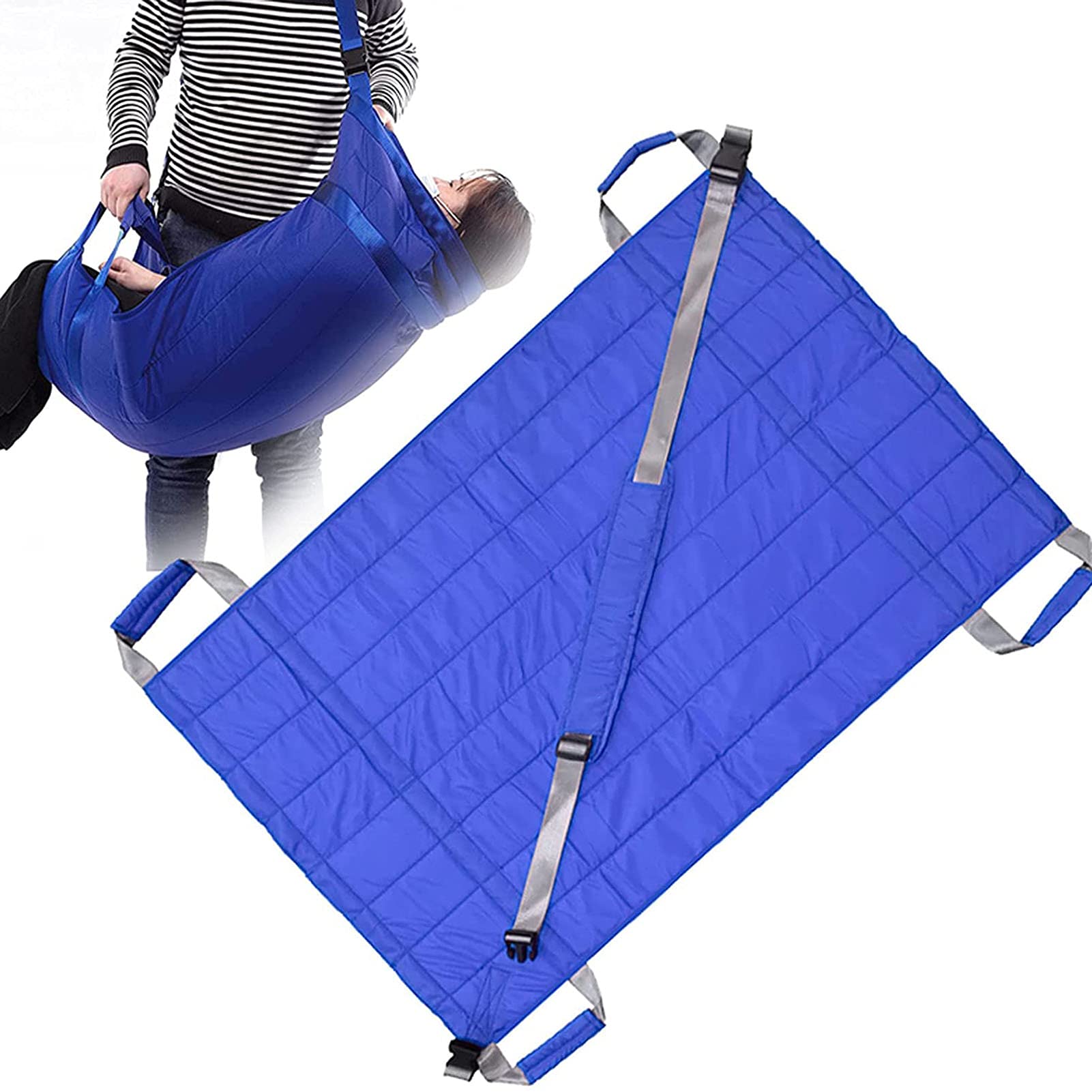 Sábanas de Transferencia con Correas para los Hombros y Asas reforzadas para Pacientes Colocación de la Almohadilla de la Cama Ayudas para Personas Mayores para Vivir Sábanas de di