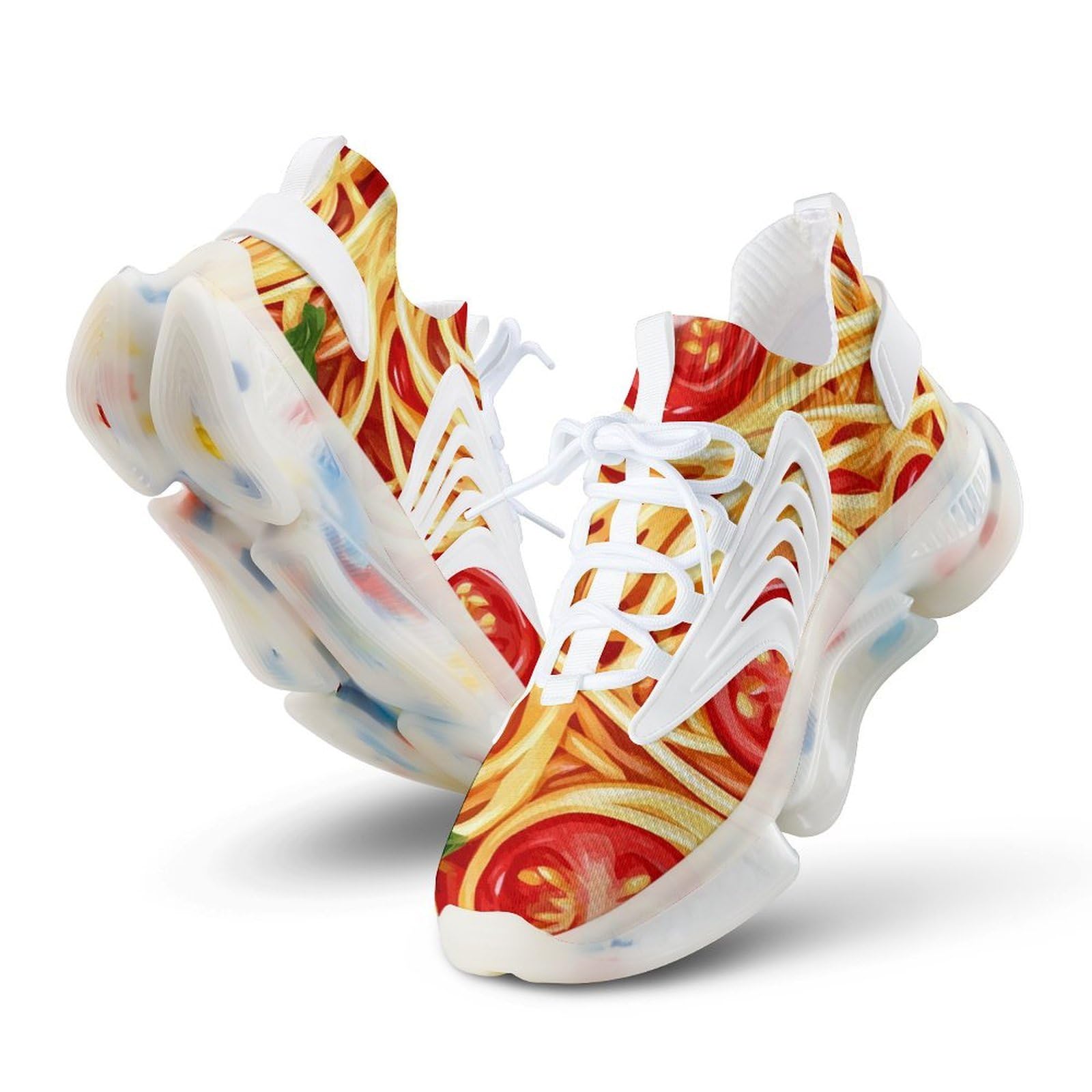 Spaghetti Pasta Noodles T-omato Salsa Uomini Scarpe Da Corsa Atletica Scarpe Da Ginnastica Walking Sneakers