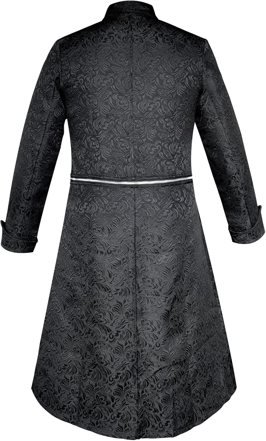 Vista 2 de Thopil Steampunk - Chaqueta medieval para hombre estilo gótico renacentista vampiro