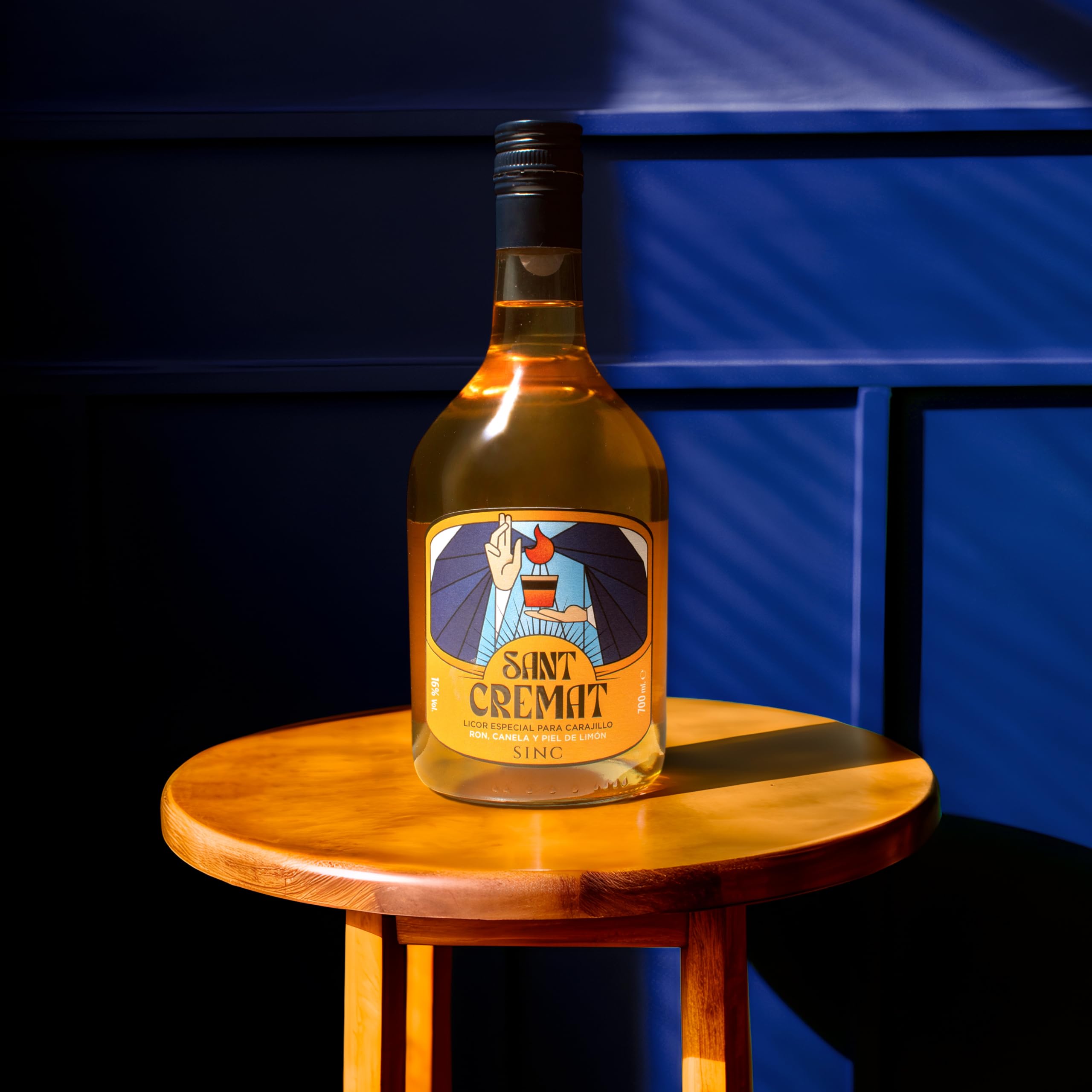 Sant Cremat Pack 2 – Licor para Cremaet y Carajillo | Ron, Canela y Limón | Licor especial cremaet para mezclar con Café Listo para Usar | Medalla de Oro CINVE 2024 | Tradición Valenciana