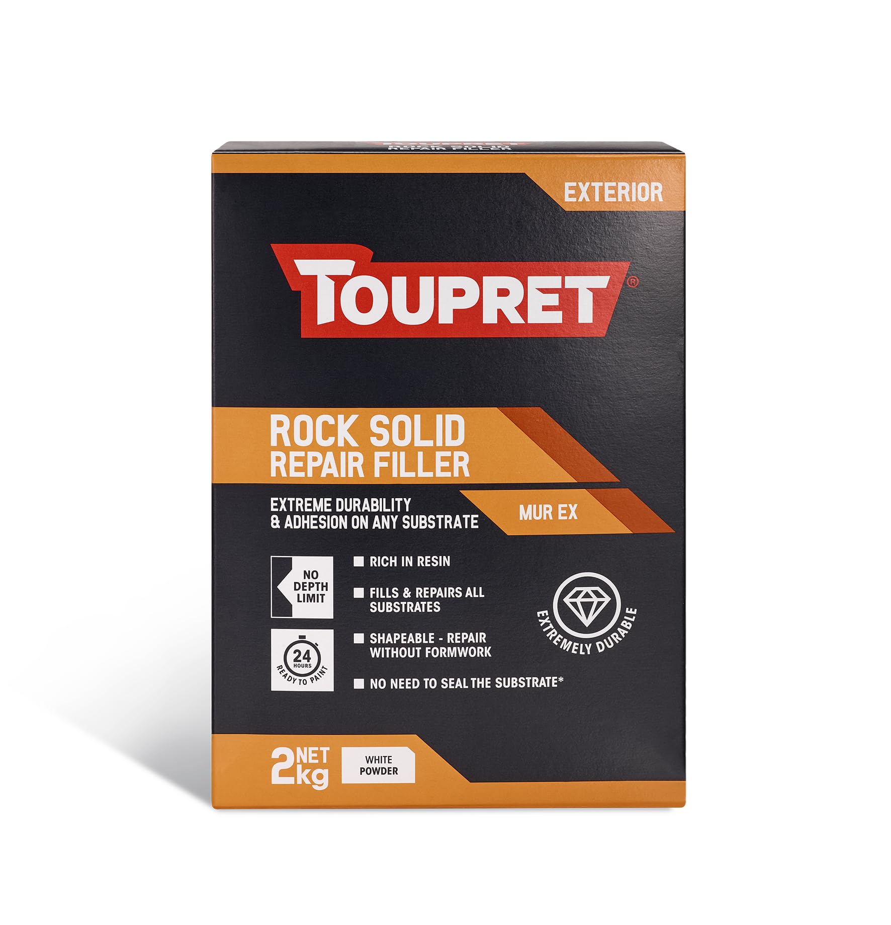 Toupret Unisex Rock Solid Repair Filler 2Kg