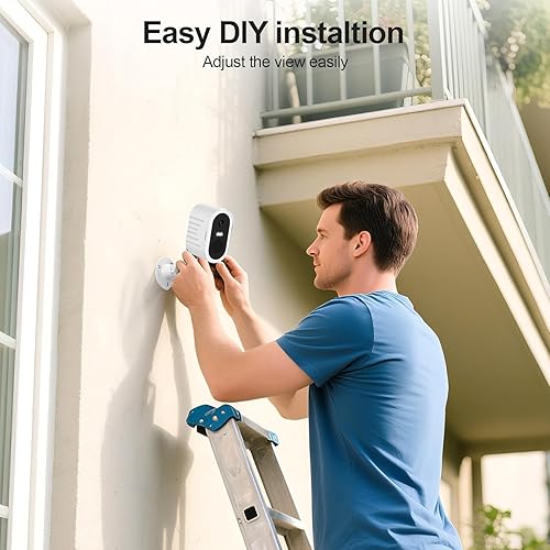 Miniatura 3 de Cámaras de seguridad inalámbricas para exteriores, cámara WiFi alimentada por batería 2K con detección de movimiento AI, alarma de sirena de foco,