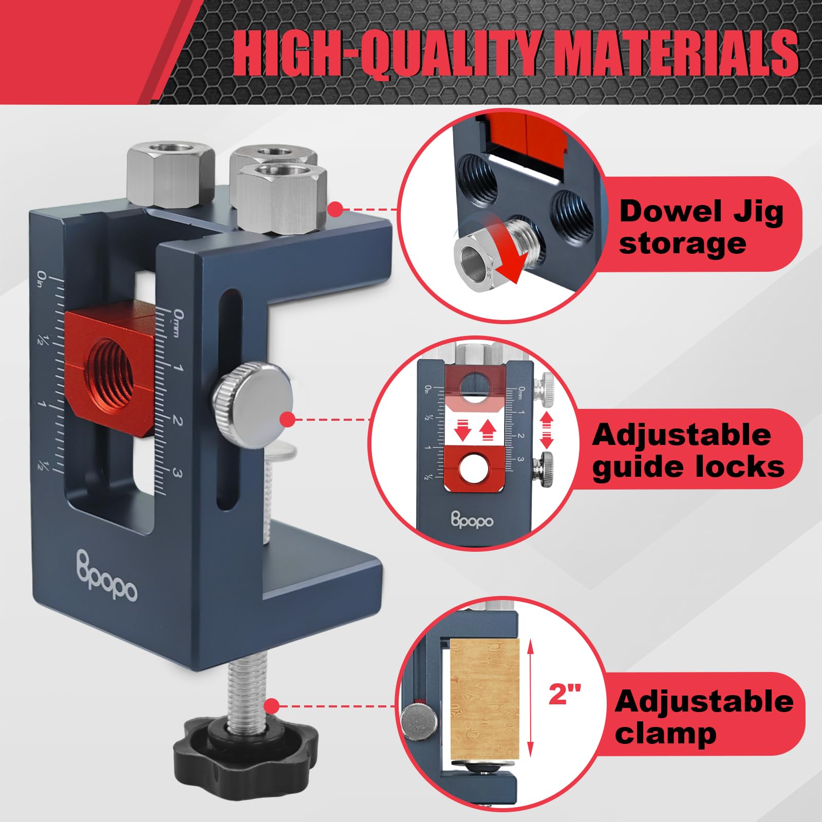 Self-Centering Doweling Jig Kit for Woodworking - Image 2