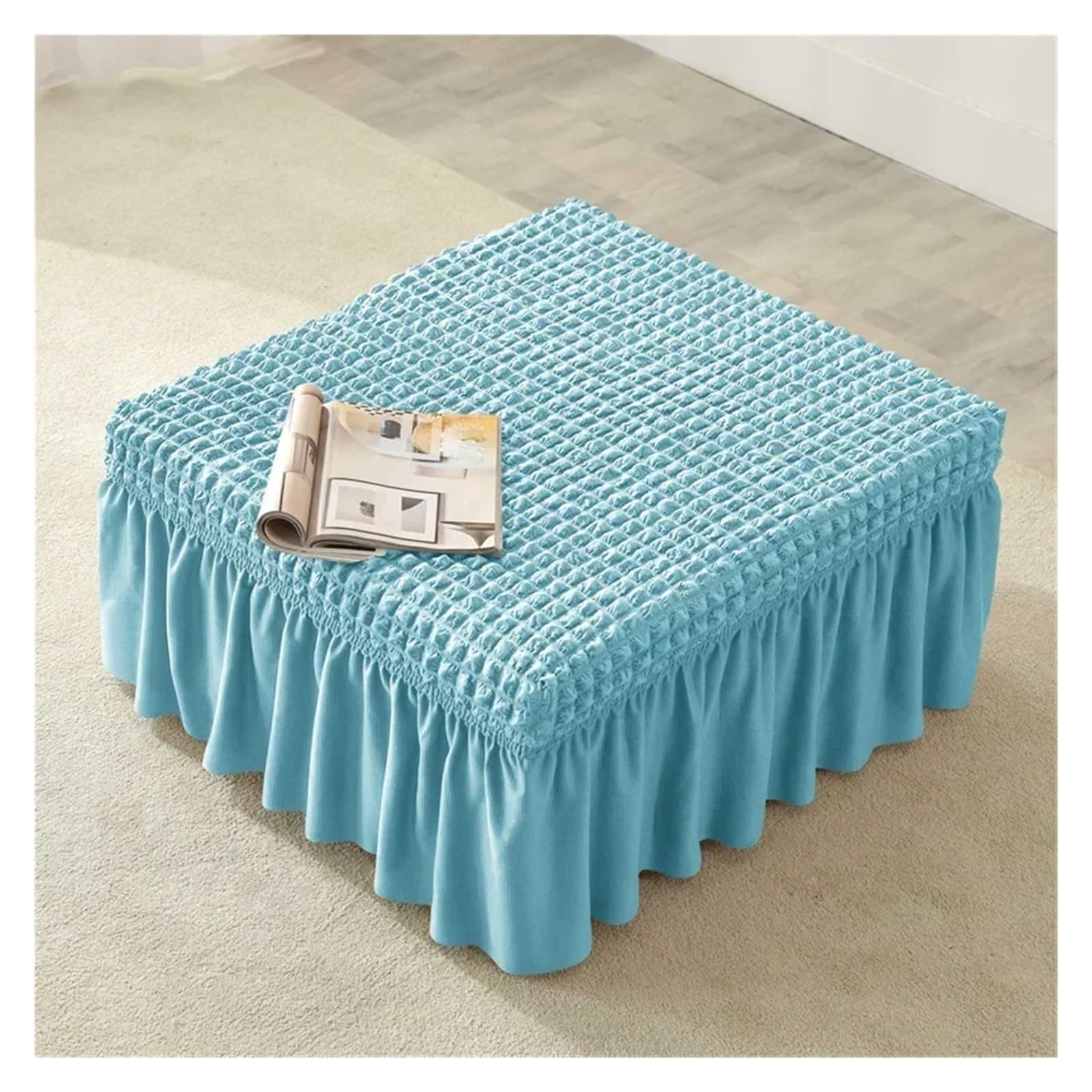 YXINAER Foot Stool Cover Large Size Ottoman Cover Elastic Footstool Covers(A9 Footstool Cover)