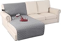 Vista 54 de Turquoize Funda de sofá 100% impermeable, fundas de sofá lavables, fundas de sofá para sofá de 3 cojines, funda de sofá triple antideslizante