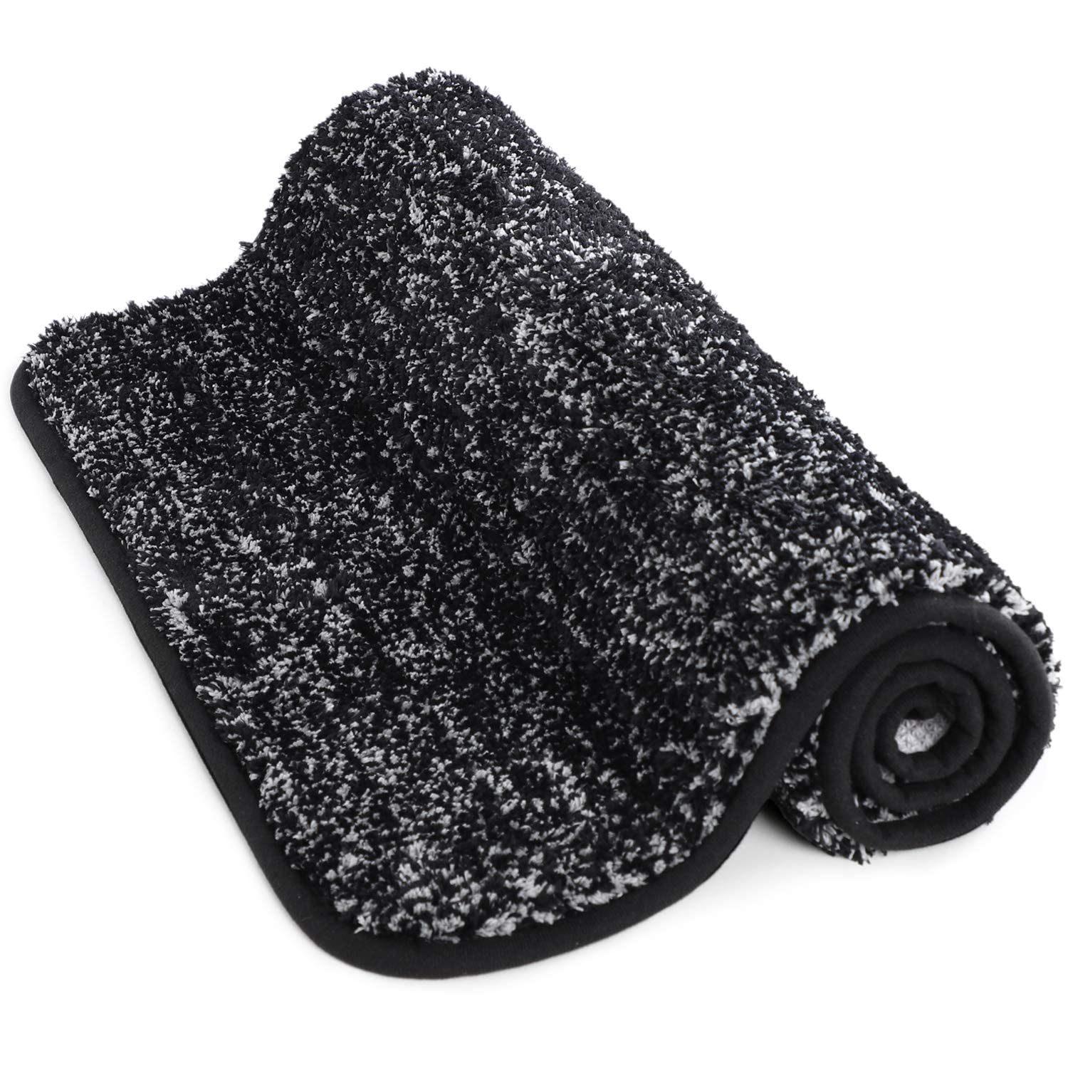 Lifewit Door Mat Water Absorbent Low Profile Machine Washable Doormat for Indoor Non Slip Rubber Entrance Rug Dirt Trapper Mats Shoes Scraper for Entry, Patio, Porch, Front Door, 35"" x 24"", Grey