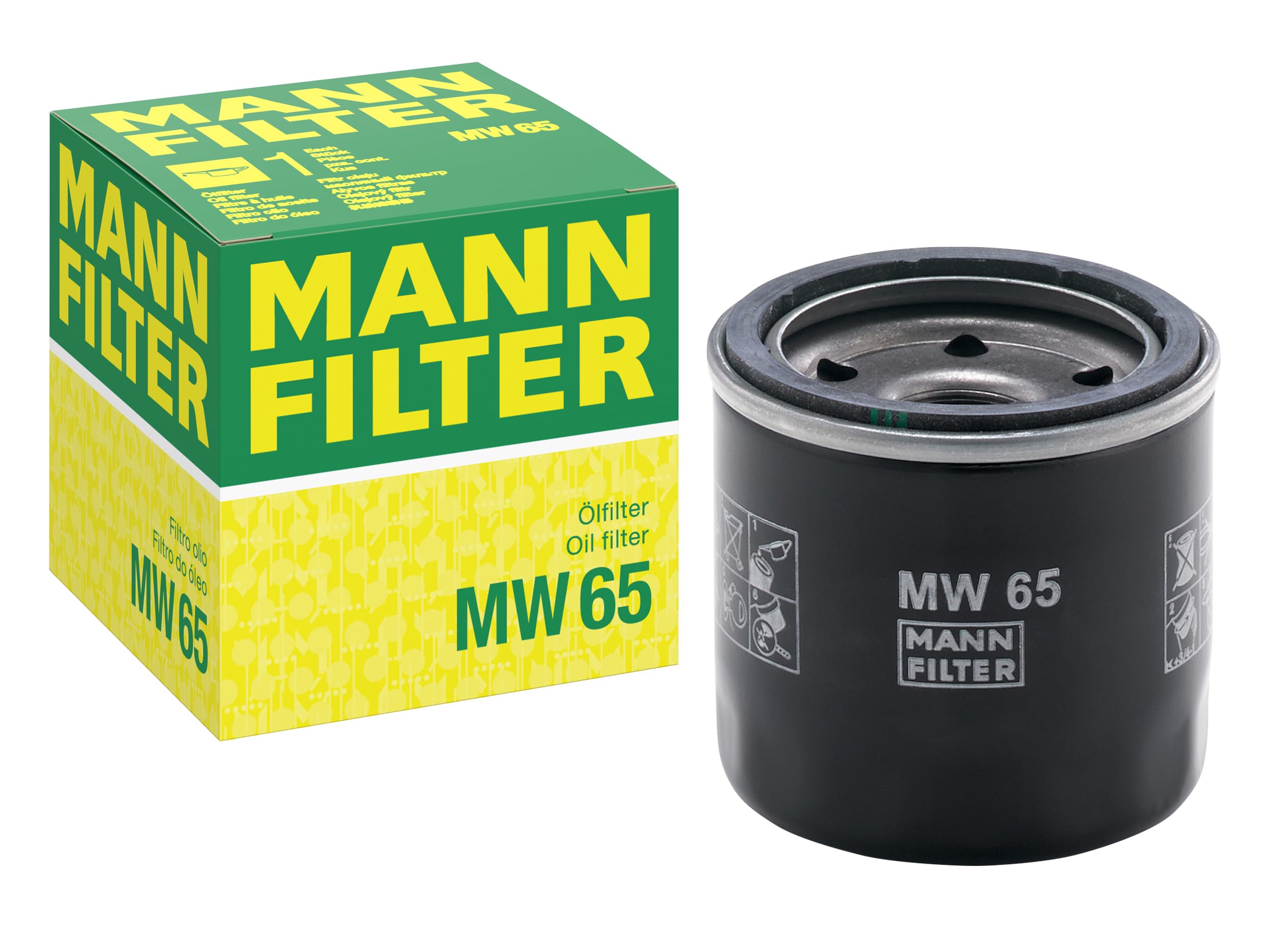 MW 65 Oil Filter Fits Bimota SBR Cagiva Raptor V-Raptor Kawasaki KLV Mann Filter