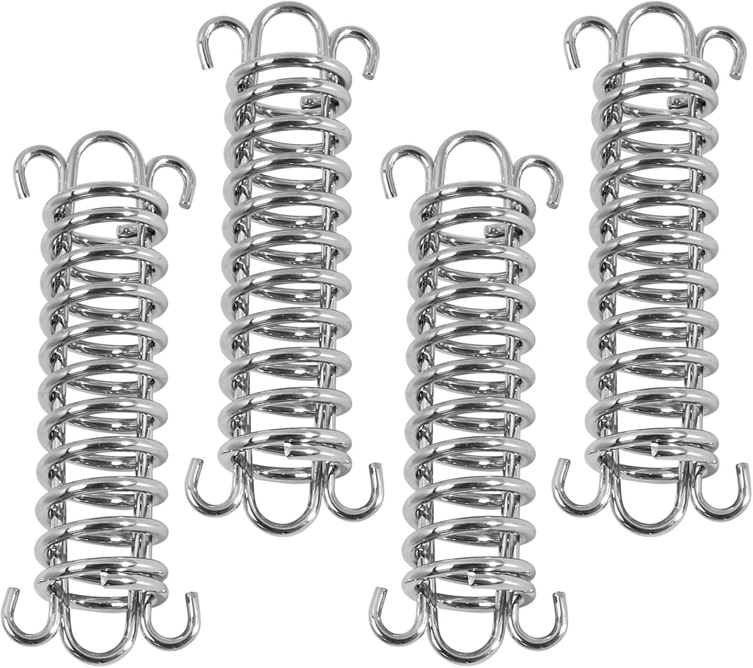 4pcs Outdoor Camping Spring Hook Fixed Buckle for Hammock Bag Tent High-Strength