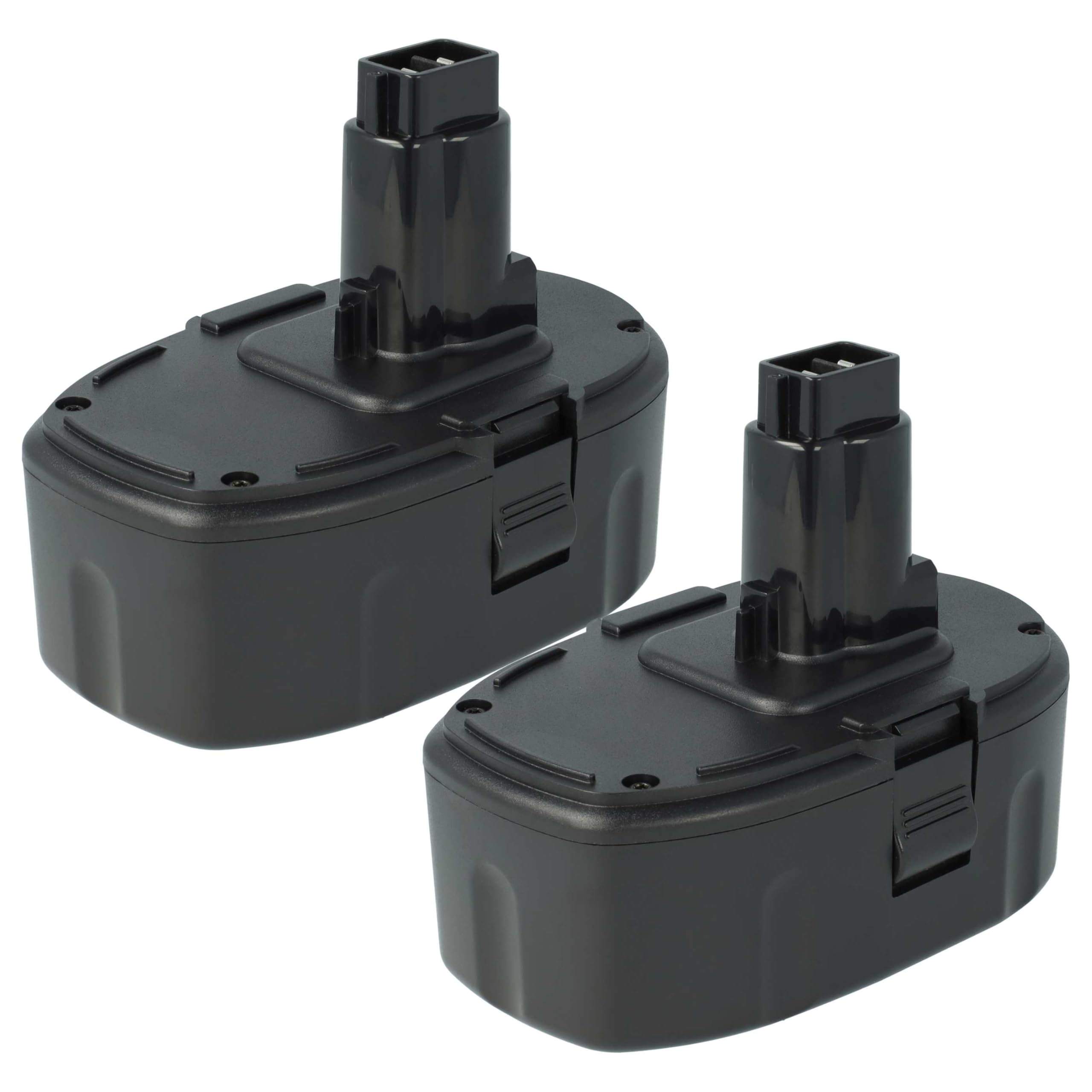 vhbw 2 x akumulator kompatybilny z Dewalt DC987KB, DC987KA, DC988, DC926KA, DC925VA, DC987, DC926VA, DC925KB narzędzie (3000 mAh, Li-Ion, 18 V)
