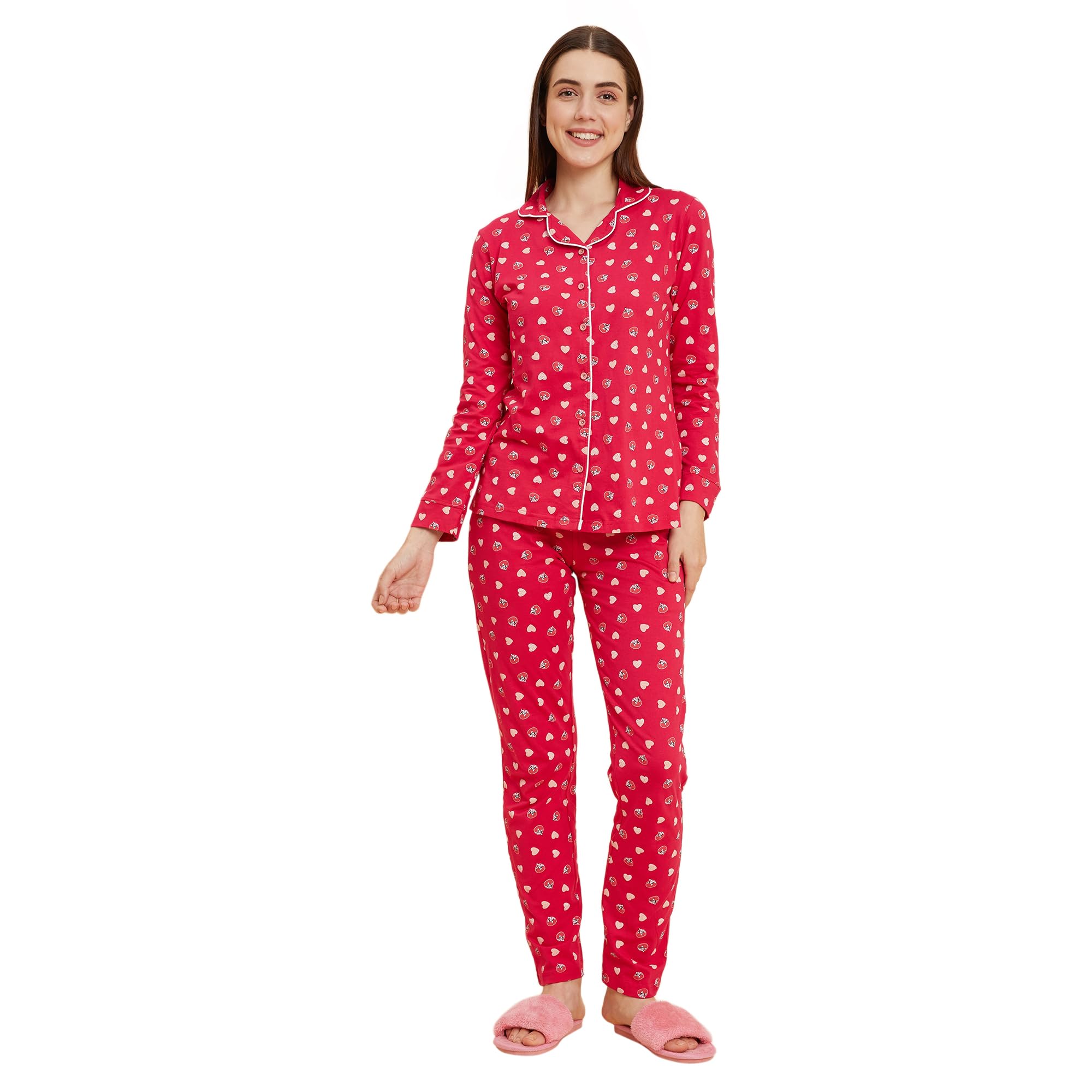 sweet dreams OCW-3105 Pink Pyjama Set-picture-14