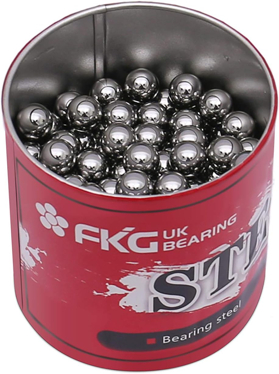 Stainless Steel Ball Bearings 100 Pcs 5/32" AISI 440 Stainless Steel Bearing Balls – G25 Precision Grade Stainless Steel Housing 1/8 In Diameter Ball Valves - Foto 11