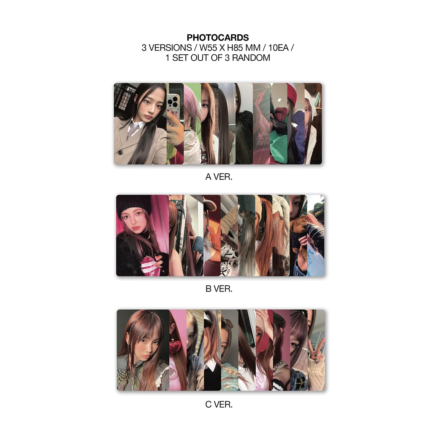 [OMG] 1st Single Album (Weverse Albums ver.) Lyrics + Photocards + QR Card + 3 Extra Photocards K-POP Sealed Album