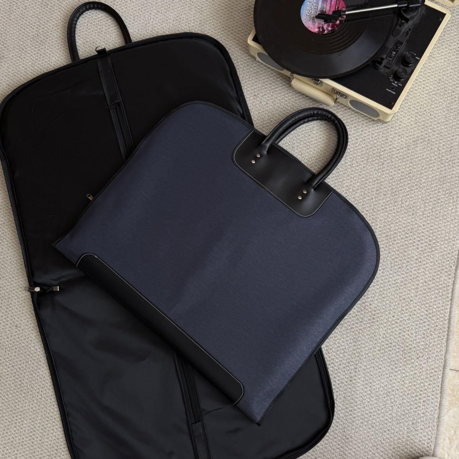 Fundas Traje Bolsas para Guardar Ropa, Fabricadas Tejido Nailon Asa de Transporte, Perfectas para Trajes, Gabardinas Ropa de Gala