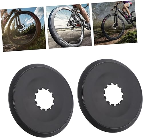 Miniatura 4 de Kisangel 10 Uds. Cubierta del volante de bicicleta Radios de bicicleta Piñón de bicicleta de plástico Protector de radios Freewheel Protector de