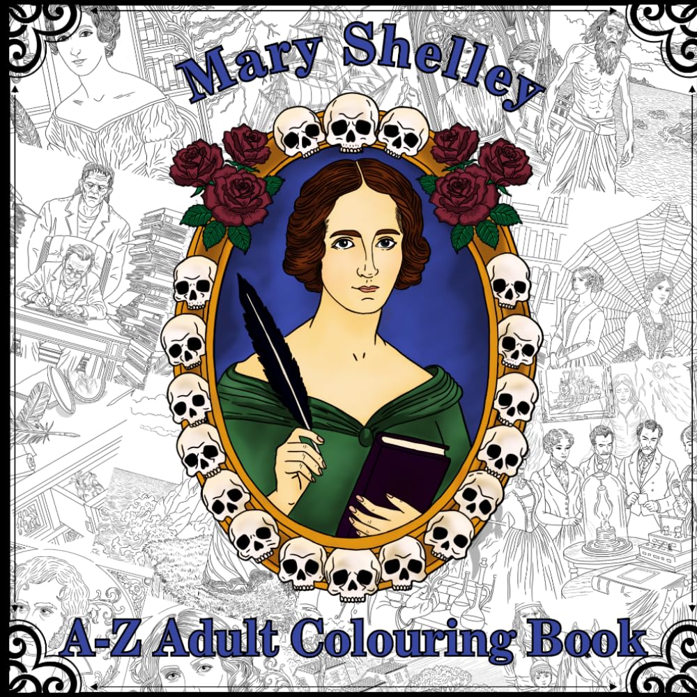 Mary Shelley A-Z Adult Colouring Book