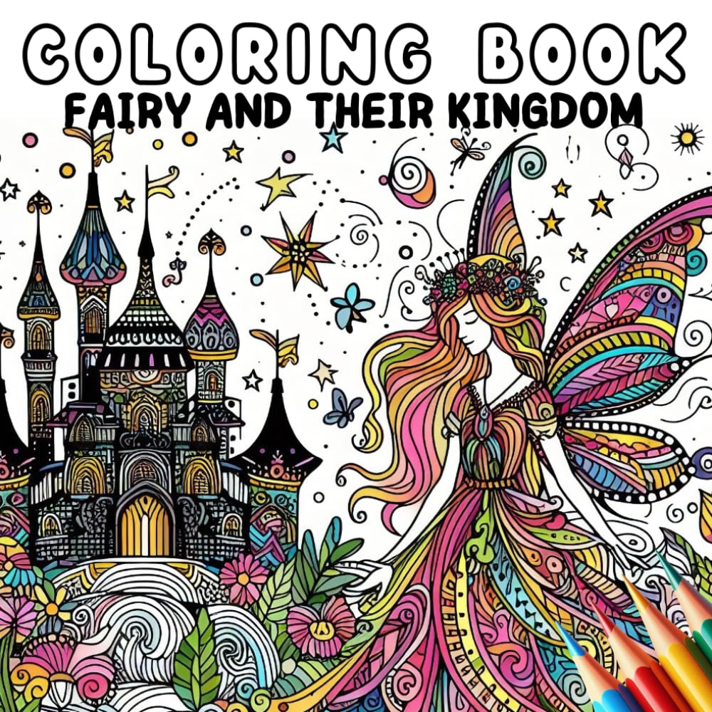 Coloring Book - Fairy and their kingdom (Coloring Book - Fantasy and Magic)