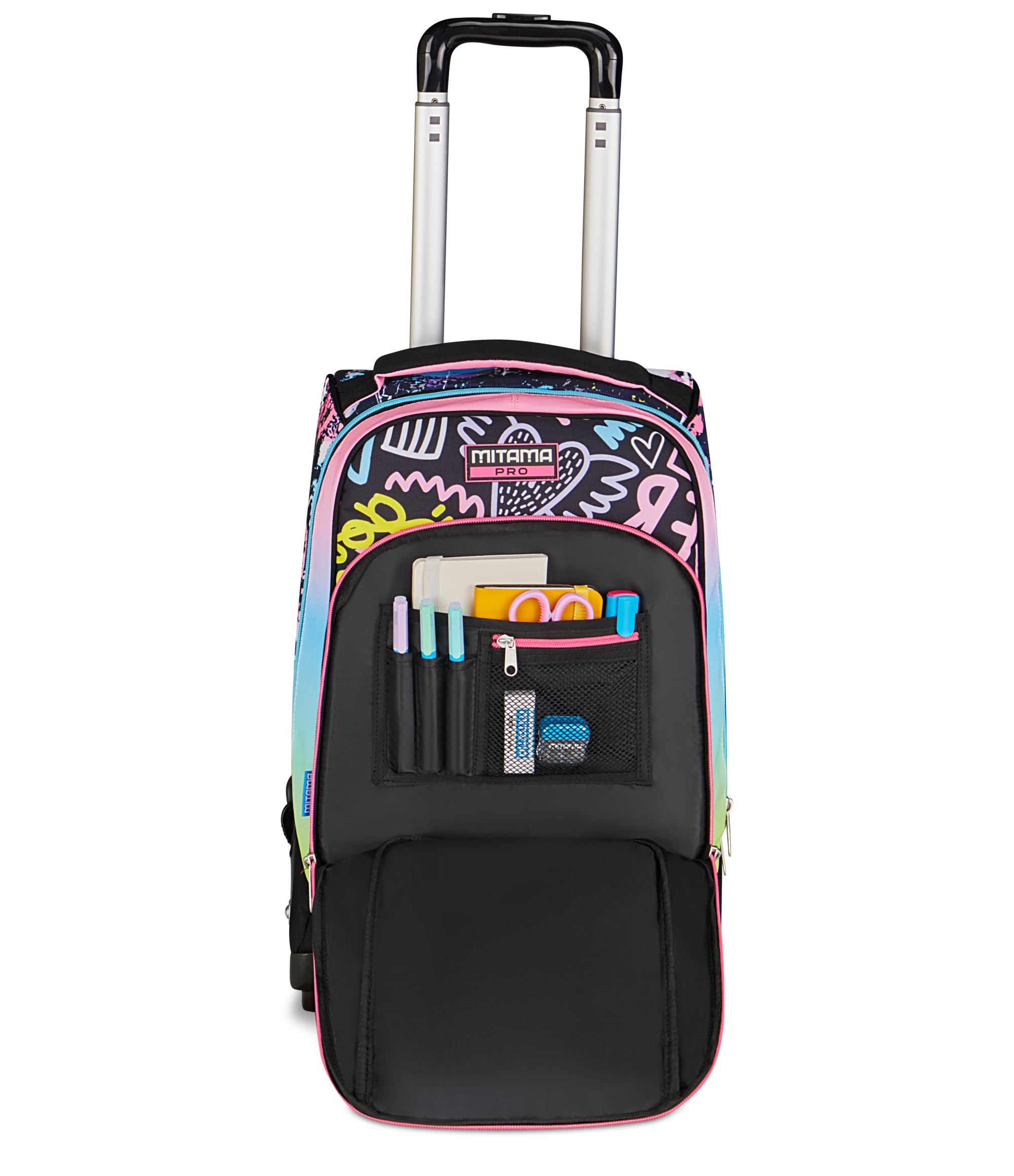Mitama Trolley DR Scuola LOVETBEAT, 34 Lt, Rosa, Uso zaino, Tasca con organizer, Bambina, Scuola elementare e media, Viaggi e tempo libero